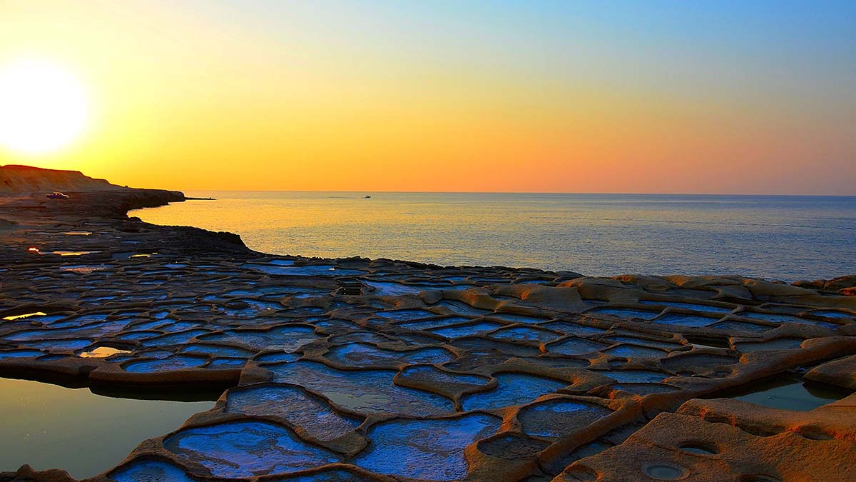 Gozo - baseny solankowe