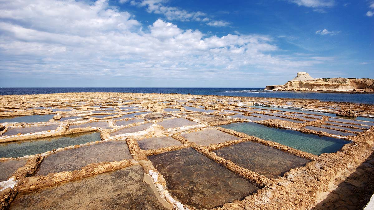 Gozo - baseny solankowe