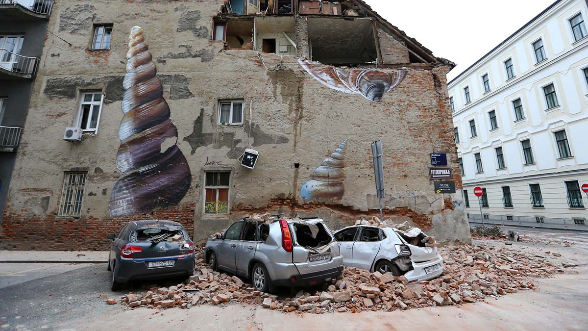 Silne trzęsienia ziemi w Chorwacji
