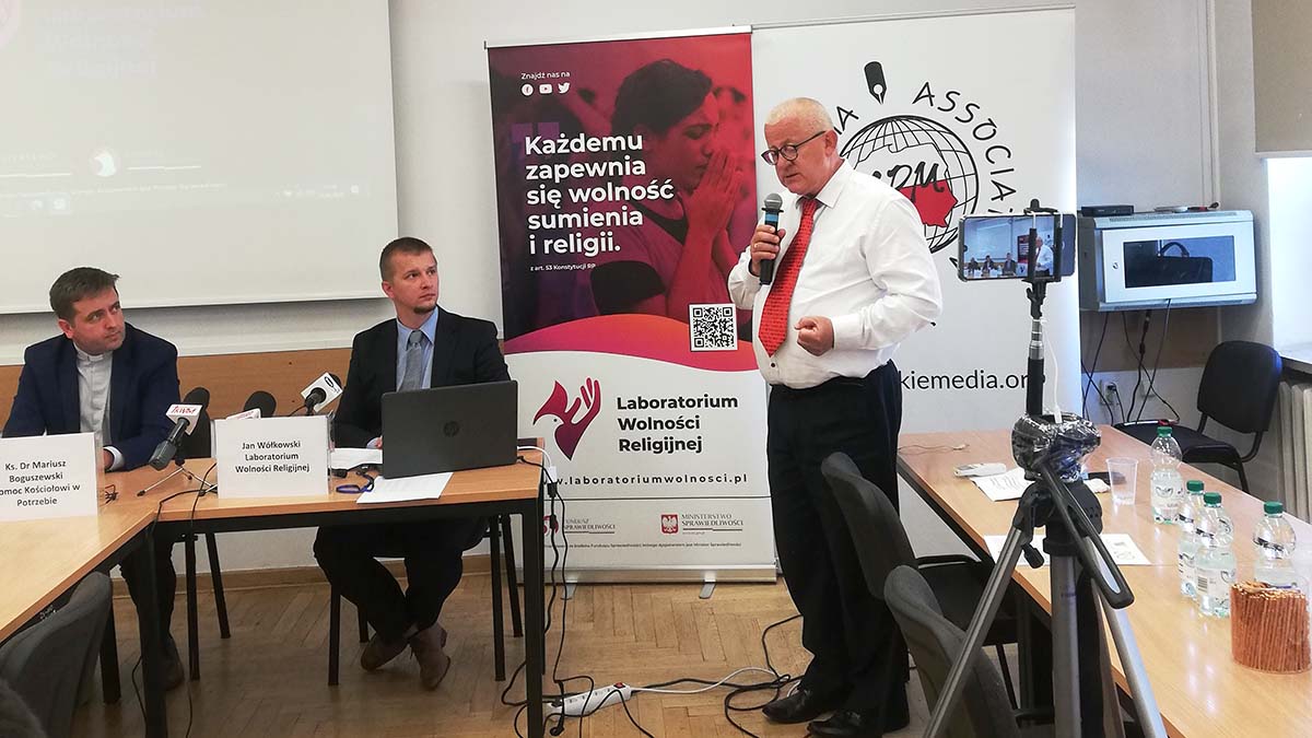 Międzynarodowy Dzień Upamiętniający Ofiary Aktów Przemocy ze względu na Religię lub Wyznanie - konferencja prasowa