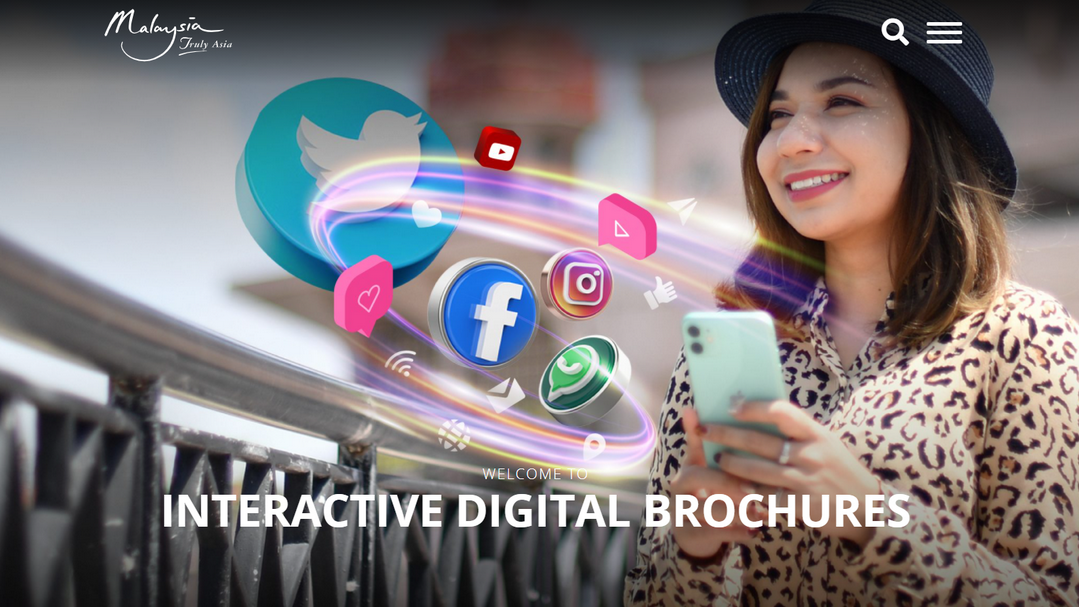 Interaktywna broszura Tourism Malaysia
