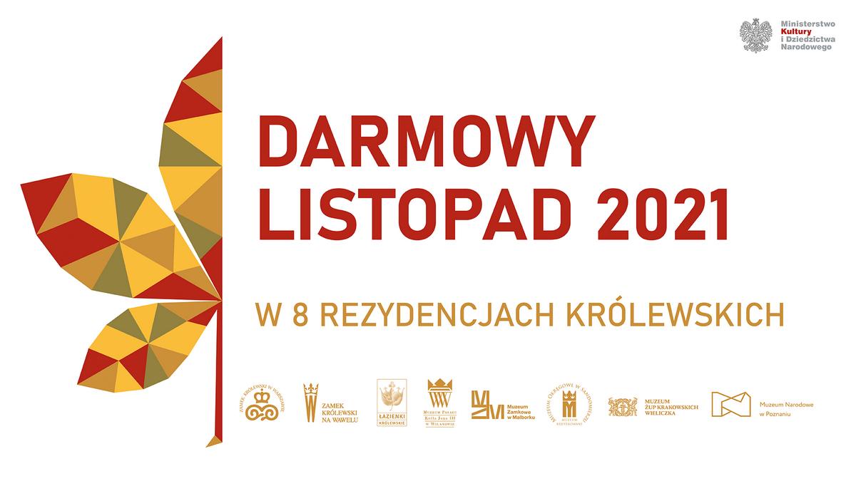 Darmowy listopad w rezydencjach królewskich