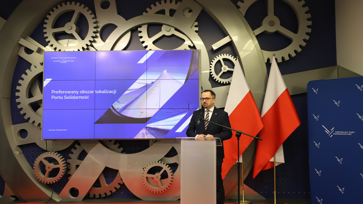 Wiceminister infrastruktury Marcin Horała, pełnomocnik rządu ds. CPK.