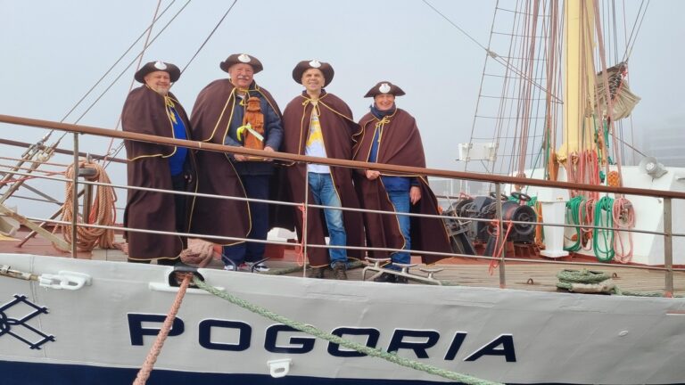 20 marca figura św. Jakuba wraz z załogą pielgrzymów wypłynęła z Gdyni.