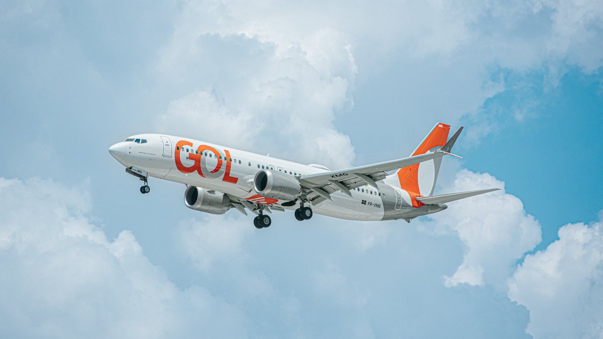 Samolot brazylijskiej linii lotniczej Gol
