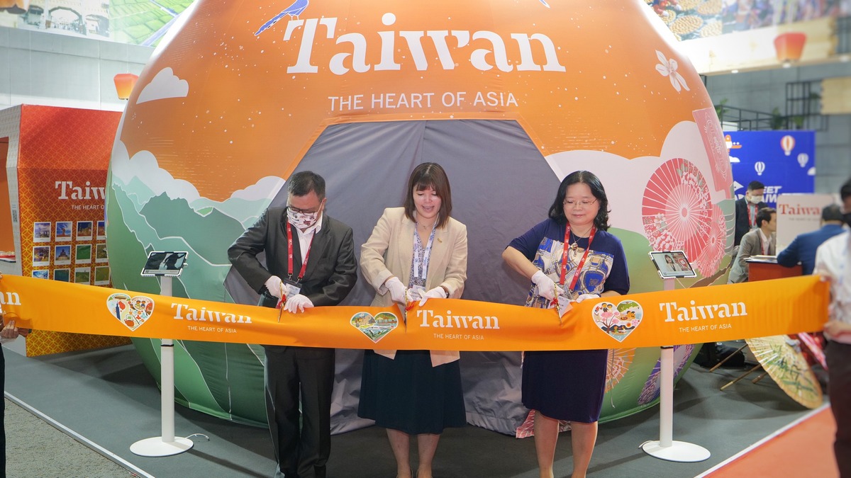 Otwarcie stoiska Ta iwan Tourism Bureau IT&CMA 2022