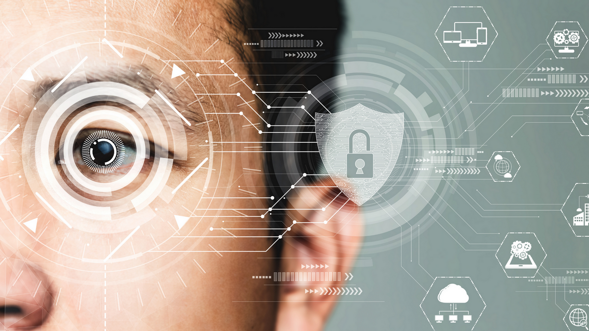 Oko i symbole nowych technologii 