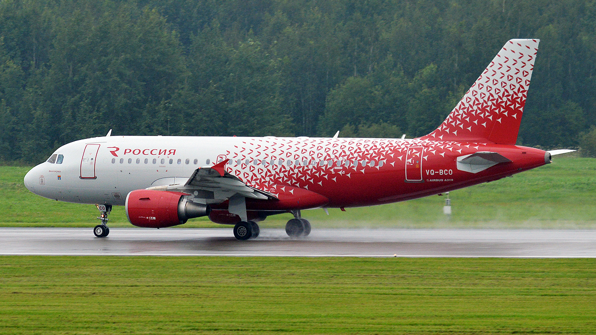 Airbus A319 linii Rossija Ailrines