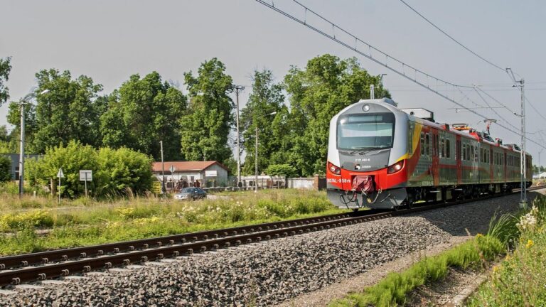 Pociąg na torach