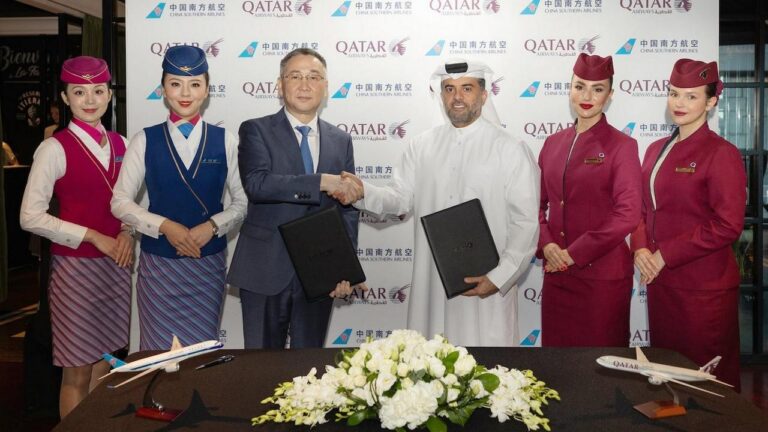 Partnerstwo Qatar Airways i China Southern Airlines