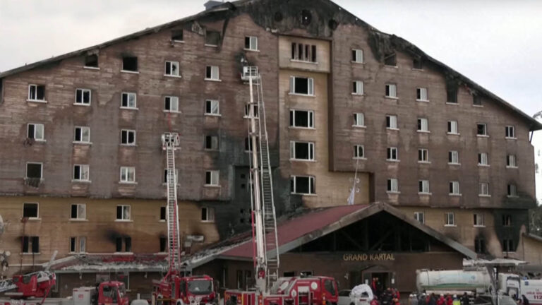 Pożar hotelu w Turcji