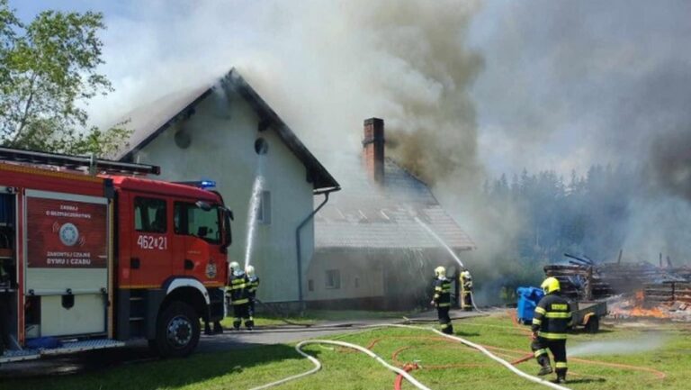 Pożar w Osmelakowej Dolinie