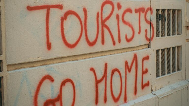 Tourists go home