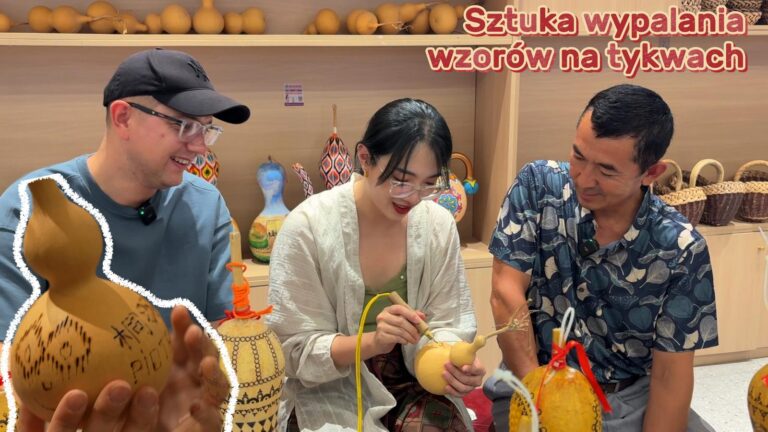 Sztuka wypalania wzorów na tykwach w Xinjiangu