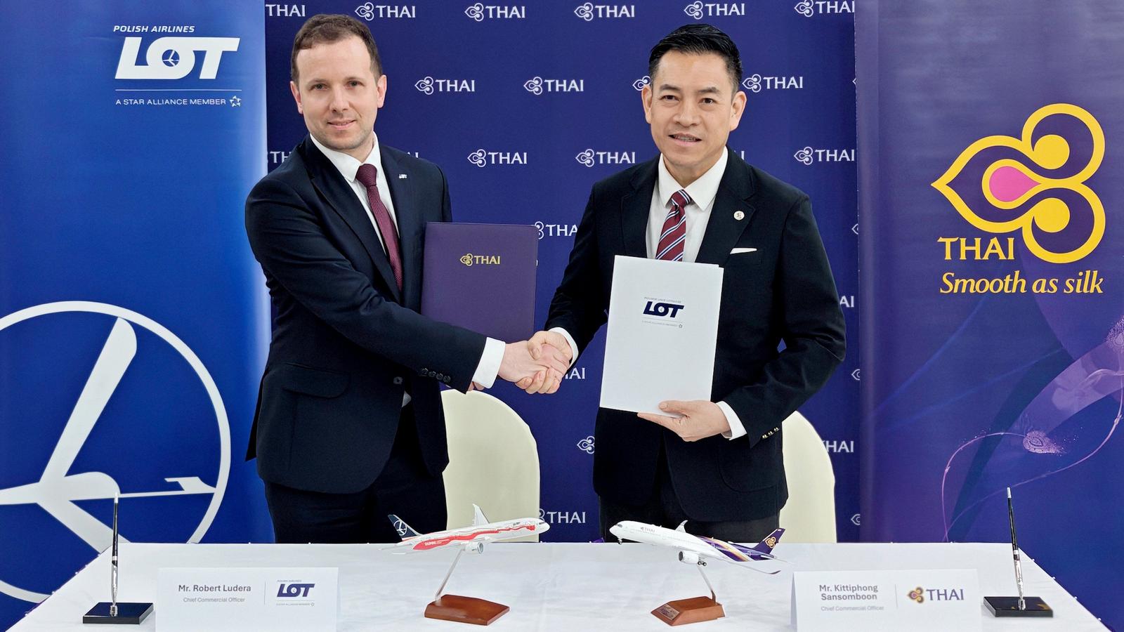 PLL LOT i Thai Airways planują współpracę codeshare