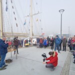 Fot. Marcin Karasiński 20 marca figura św. Jakuba wraz z załogą pielgrzymów wypłynęła z Gdyni.