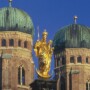 Wieże katedry i kolumna Maryi, © München Tourismus, Bernd Römmelt
