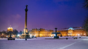 Plac Pałacowy z Nowym Pałacem zimą, © Stuttgart-Marketing GmbH, Thomas Niedermüller