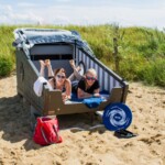 Kosz do spania na plaży, © TMS Büsum GmbH